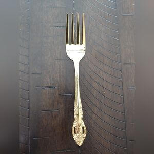 Elegant Gold Plated Salad Fork
